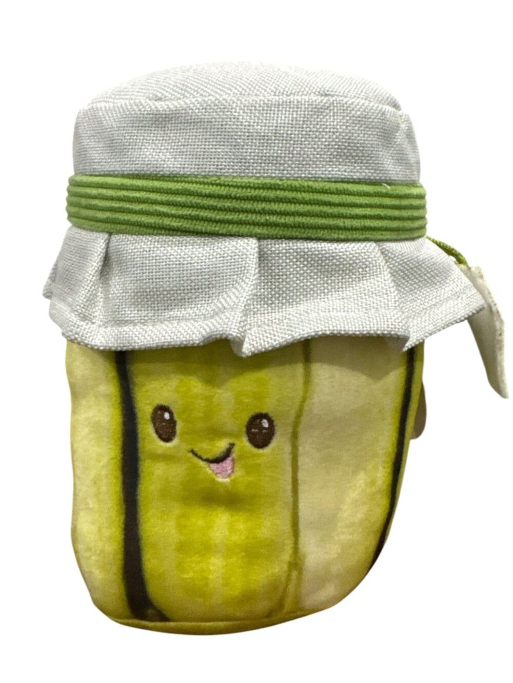 Giggle Scape Plush Pickle Jar Toy With Cute Face Design